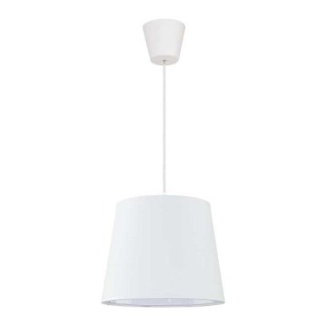 Duolla - Candeeiro suspenso SOLO 1xE27/40W/230V diâmetro 24 cm branco