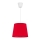 Duolla - Candeeiro suspenso SOLO 1xE27/40W/230V diâmetro 24 cm vermelho