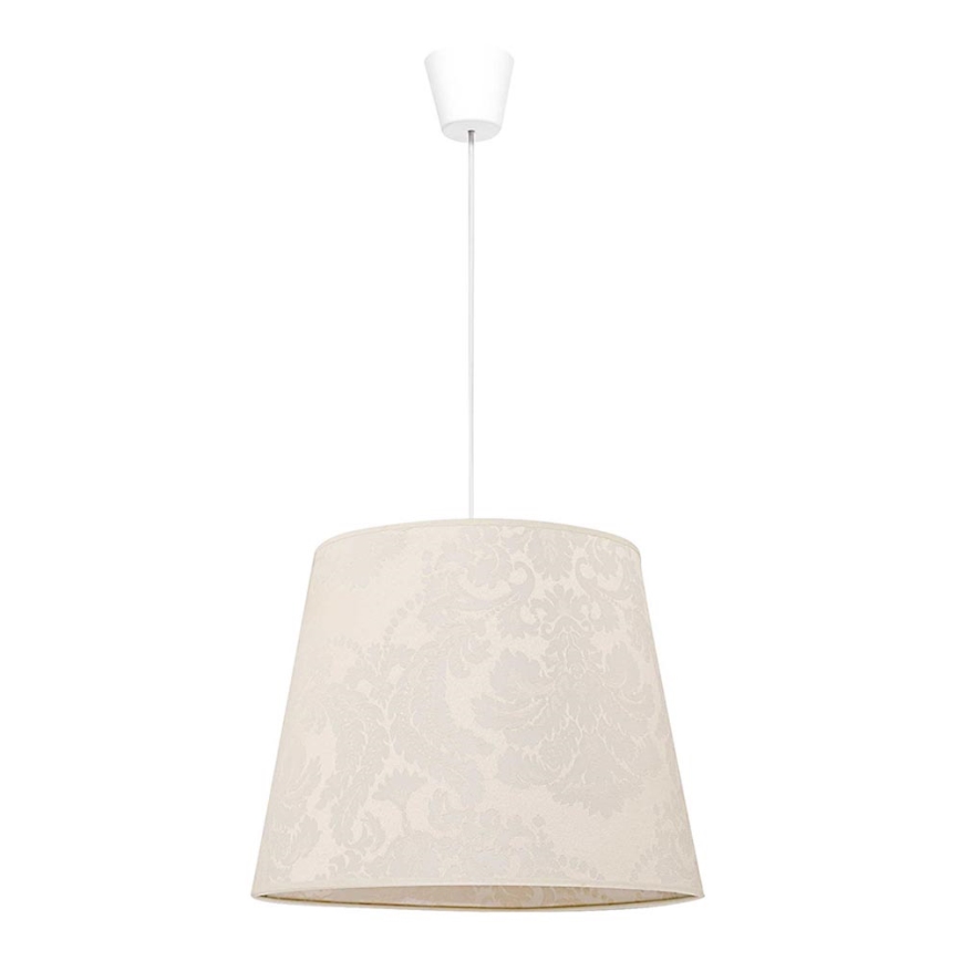 Duolla - Candeeiro suspenso SOPRANO 1xE27/40W/230V diâmetro 38 cm bege