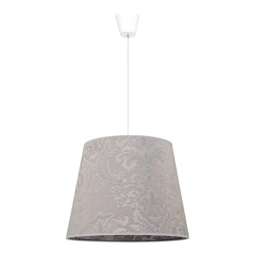 Duolla - Candeeiro suspenso SOPRANO 1xE27/40W/230V diâmetro 38 cm prateado