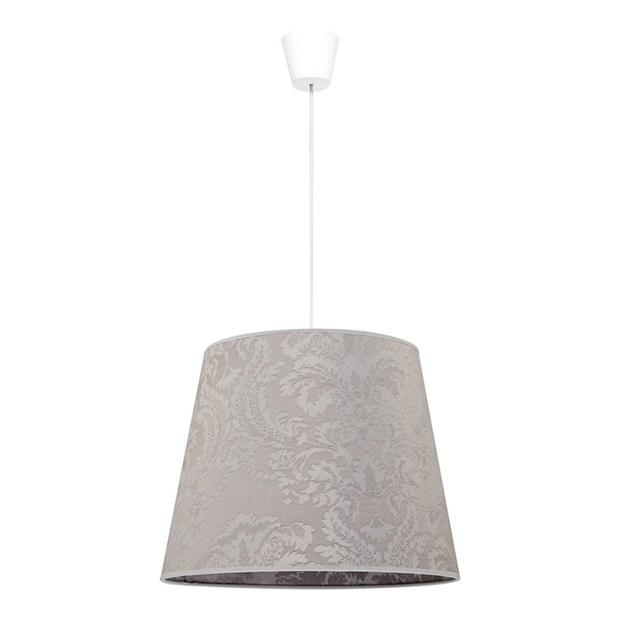 Duolla - Candeeiro suspenso SOPRANO 1xE27/40W/230V diâmetro 38 cm prateado