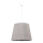 Duolla - Candeeiro suspenso SOPRANO 1xE27/40W/230V diâmetro 38 cm prateado
