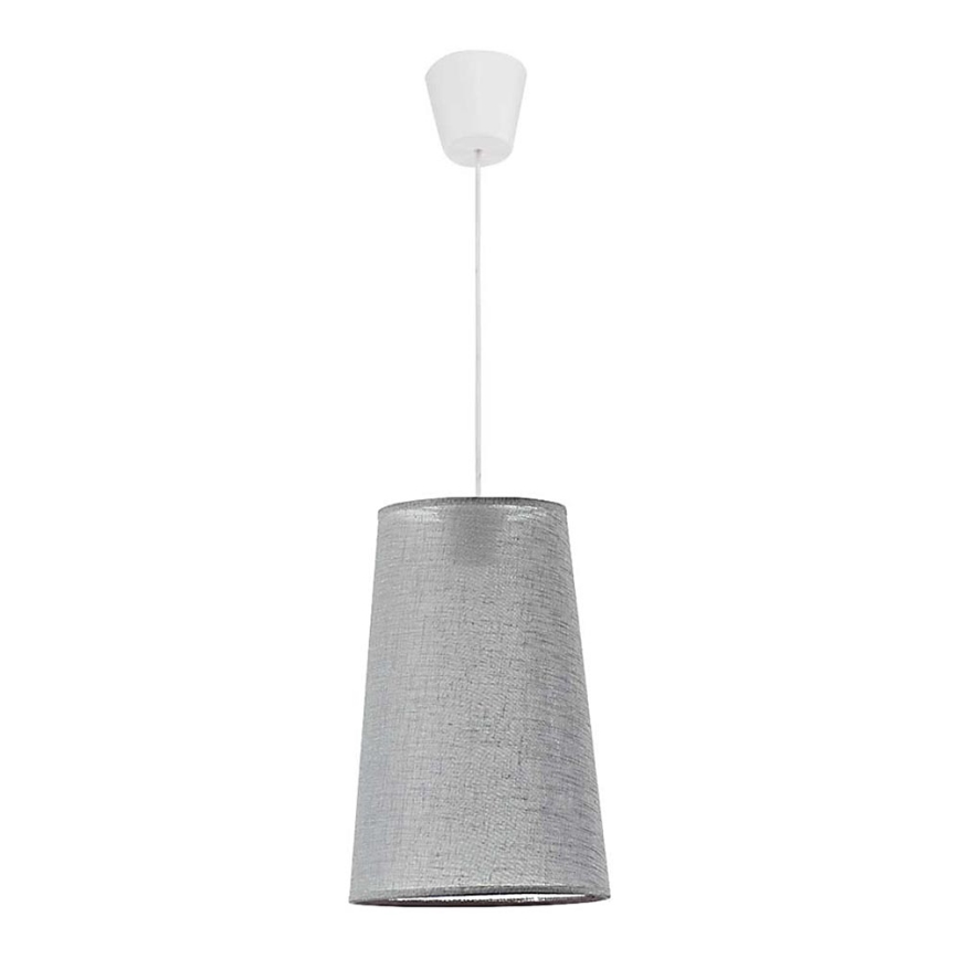 Duolla - Candeeiro suspenso SOUL 1xE27/40W/230V diâmetro 19,4 cm cinzento claro