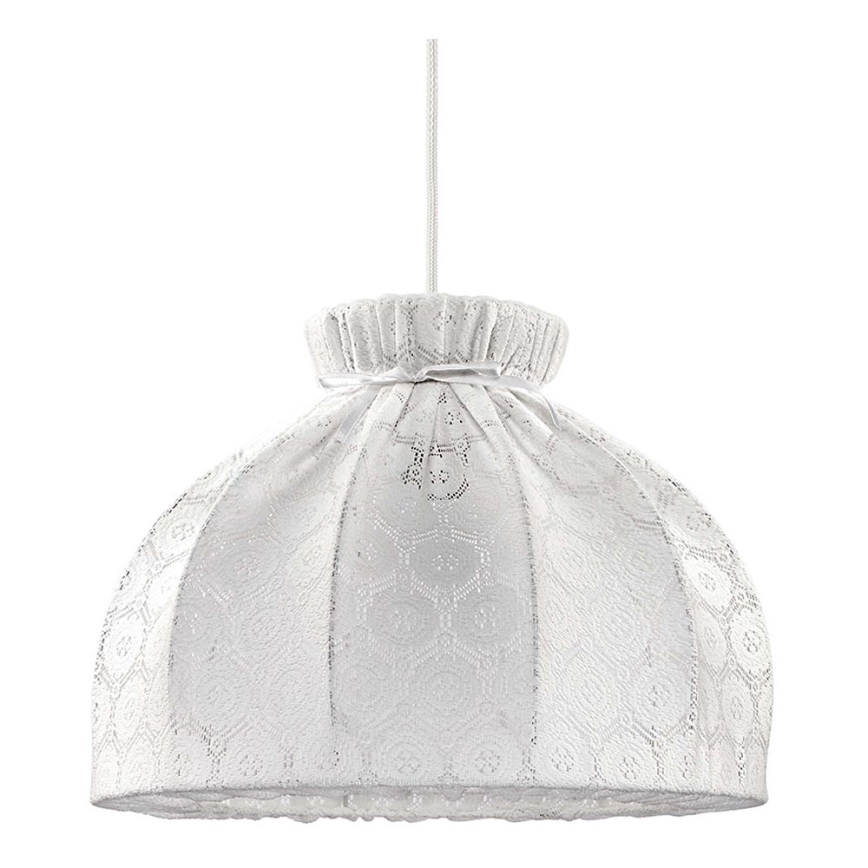 Duolla - Candeeiro suspenso SYMPHONY 1xE27/40W/230V diâmetro 38 cm branco