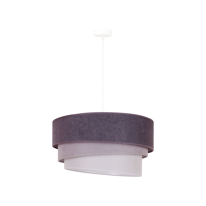 Duolla - Candeeiro suspenso TRIO 1xE27/15W/230V diâmetro 45 cm antracite/cinzento/branco