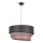 Duolla - Candeeiro suspenso TRIO 1xE27/40W/230V diâmetro 45 cm antracite/cinzento/castanho