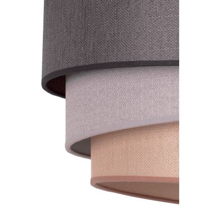 Duolla - Candeeiro suspenso TRIO 1xE27/40W/230V diâmetro 45 cm antracite/cinzento/castanho