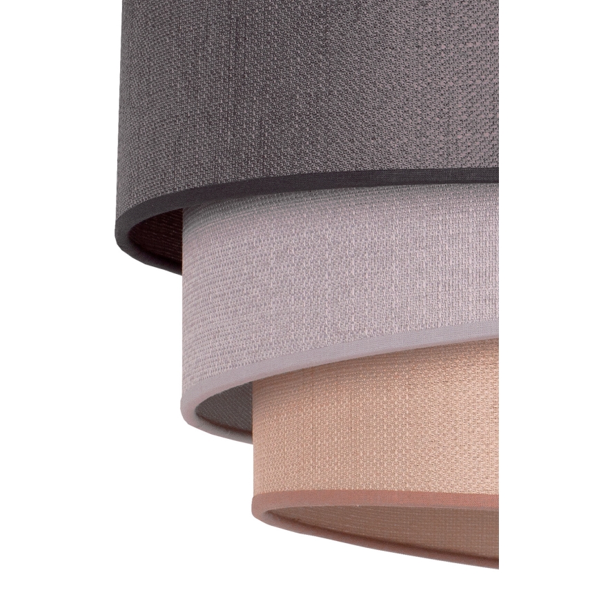 Duolla - Candeeiro suspenso TRIO 1xE27/40W/230V diâmetro 45 cm antracite/cinzento/castanho