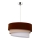 Duolla - Candeeiro suspenso TRIO 1xE27/40W/230V diâmetro 45 cm castanho/bege/branco
