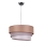 Duolla - Candeeiro suspenso TRIO 1xE27/40W/230V diâmetro 45 cm castanho/cinzento/prateado