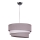 Duolla - Candeeiro suspenso TRIO 1xE27/40W/230V diâmetro 45 cm cinzento/branco