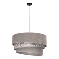 Duolla - Candeeiro suspenso TRIO 1xE27/40W/230V diâmetro 45 cm cinzento