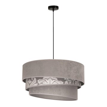 Duolla - Candeeiro suspenso TRIO 1xE27/40W/230V diâmetro 45 cm cinzento