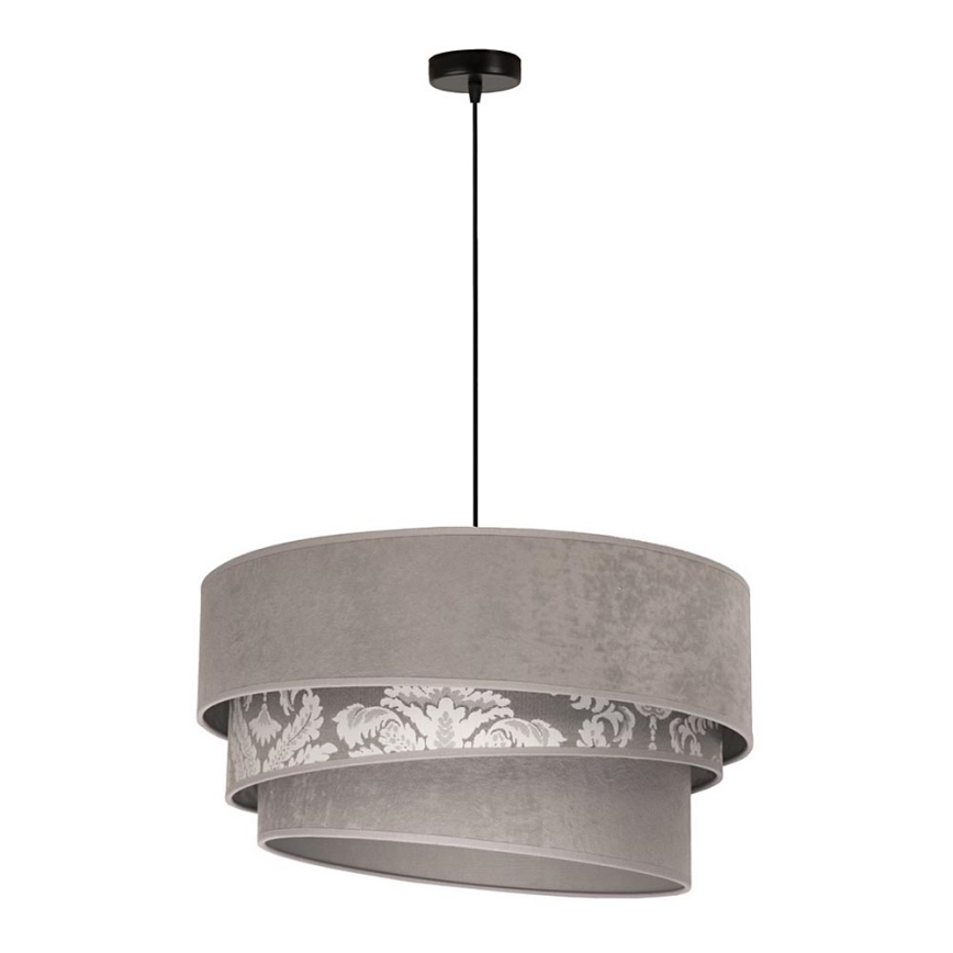 Duolla - Candeeiro suspenso TRIO 1xE27/40W/230V diâmetro 45 cm cinzento