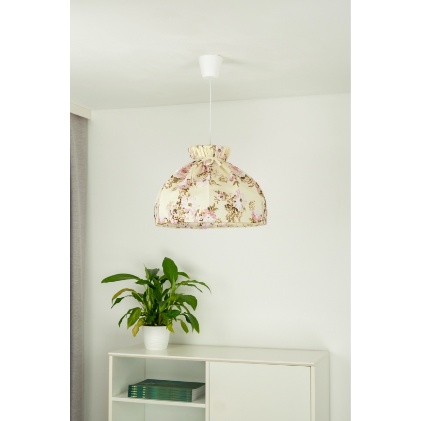 Duolla - Candeeiro suspenso VIOLIN 1xE27/40W/230V diâmetro 38 cm rosa