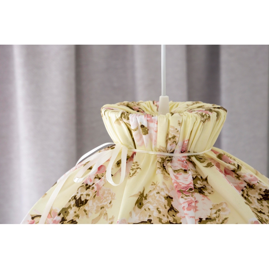 Duolla - Candeeiro suspenso VIOLIN 1xE27/40W/230V diâmetro 38 cm rosa