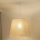 Duolla - Candeeiro suspenso YUTE 1xE27/15W/230V diâmetro 38 cm cinzento