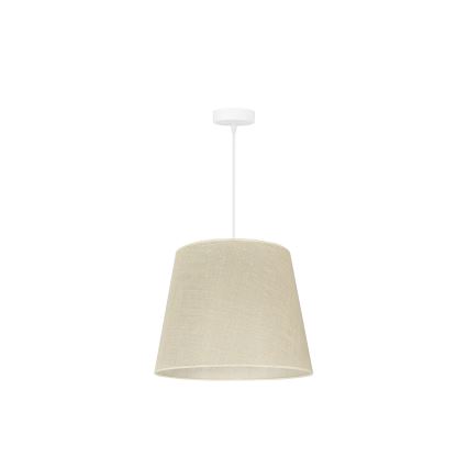 Duolla - Candeeiro suspenso YUTE 1xE27/15W/230V diâmetro 38 cm cinzento