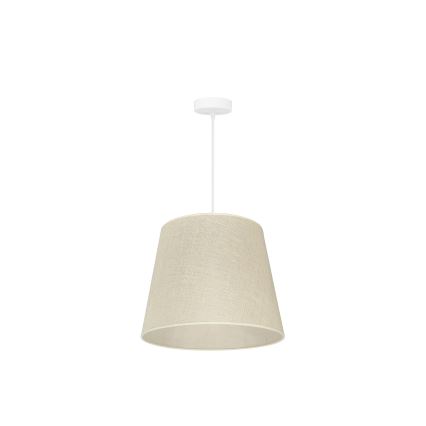 Duolla - Candeeiro suspenso YUTE 1xE27/15W/230V diâmetro 38 cm cinzento