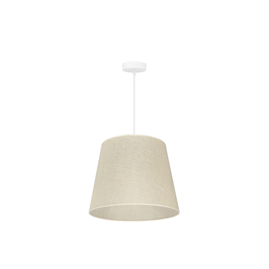 Duolla - Candeeiro suspenso YUTE 1xE27/15W/230V diâmetro 38 cm cinzento