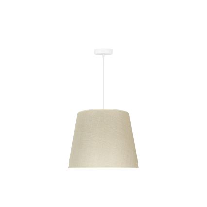 Duolla - Candeeiro suspenso YUTE 1xE27/15W/230V diâmetro 38 cm cinzento