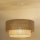 Duolla - Candeeiro suspenso YUTE BOHO 3xE27/15W/230V diâmetro 60 cm castanho/creme
