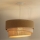 Duolla - Candeeiro suspenso YUTE TRIO 3xE27/15W/230V diâmetro 60 cm castanho/cinzento/bege