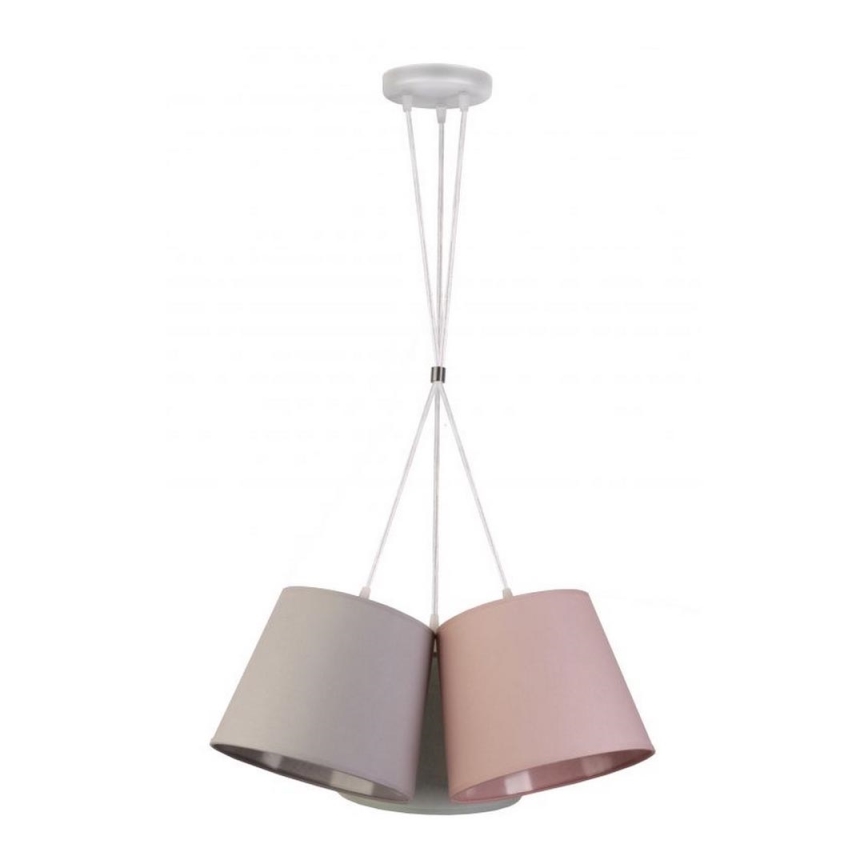 Duolla - Candelabro num fio ROSSA 3xE27/40W/230V
