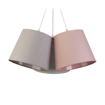 Duolla - Candelabro num fio ROSSA 3xE27/40W/230V