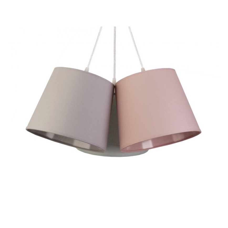Duolla - Candelabro num fio ROSSA 3xE27/40W/230V