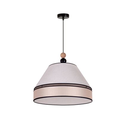 Duolla - Candelabro suspenso AVIGNON 1xE27/15W/230V diâmetro 50 cm bege