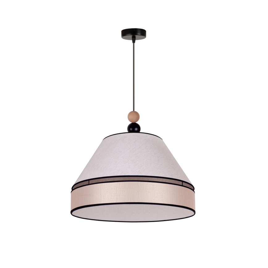 Duolla - Candelabro suspenso AVIGNON 1xE27/15W/230V diâmetro 50 cm bege