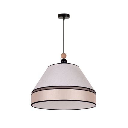 Duolla - Candelabro suspenso AVIGNON 1xE27/15W/230V diâmetro 60 cm bege
