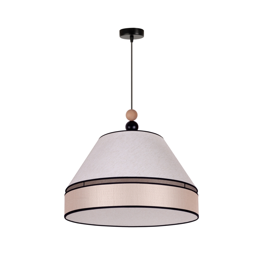 Duolla - Candelabro suspenso AVIGNON 1xE27/15W/230V diâmetro 60 cm bege