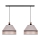 Duolla - Candelabro suspenso AVIGNON 2xE27/15W/230V bege
