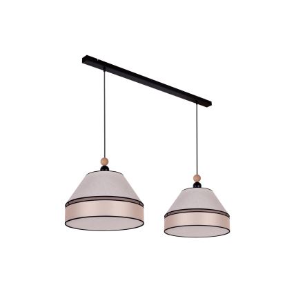 Duolla - Candelabro suspenso AVIGNON 2xE27/15W/230V bege