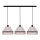 Duolla - Candelabro suspenso AVIGNON 3xE27/15W/230V bege