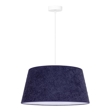 Duolla - Candelabro suspenso BOUCLE 1xE27/15W/230V diâmetro 50 cm azul