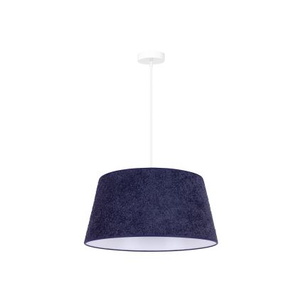 Duolla - Candelabro suspenso BOUCLE 1xE27/15W/230V diâmetro 50 cm azul