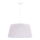 Duolla - Candelabro suspenso BOUCLE 1xE27/15W/230V diâmetro 50 cm branco