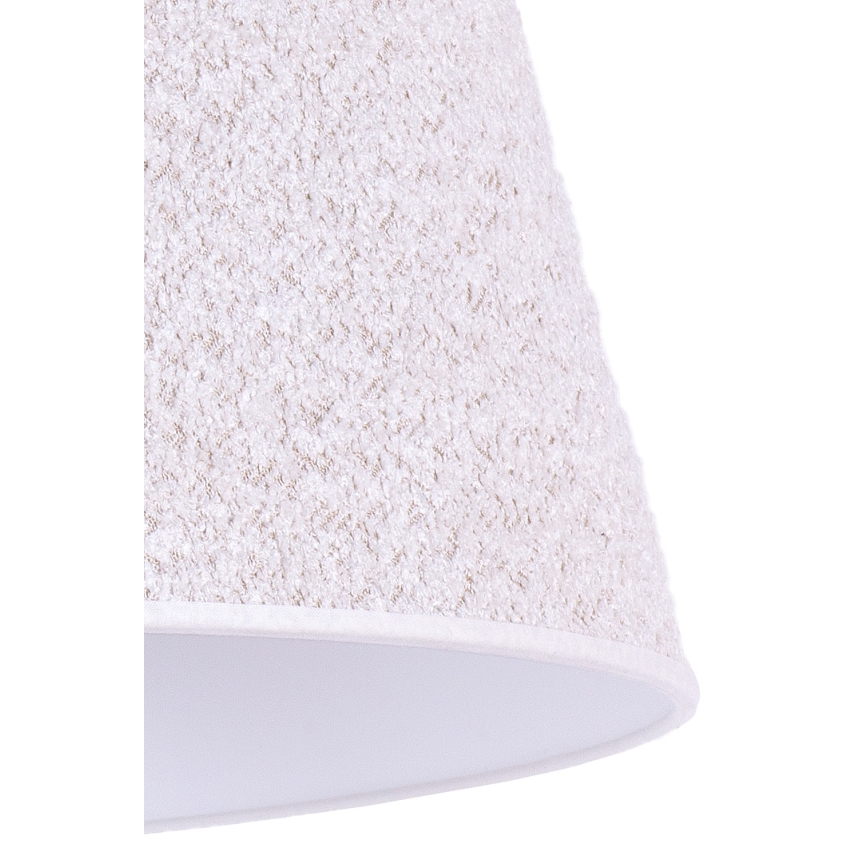 Duolla - Candelabro suspenso BOUCLE 1xE27/15W/230V diâmetro 50 cm branco