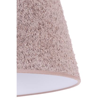 Duolla - Candelabro suspenso BOUCLE 1xE27/15W/230V diâmetro 50 cm castanho