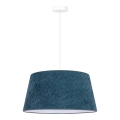 Duolla - Candelabro suspenso BOUCLE 1xE27/15W/230V diâmetro 50 cm turquesa