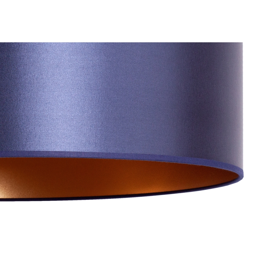 Duolla - Candelabro suspenso CANNES 1xE27/15W/230V diâmetro 45 cm azul/cobre