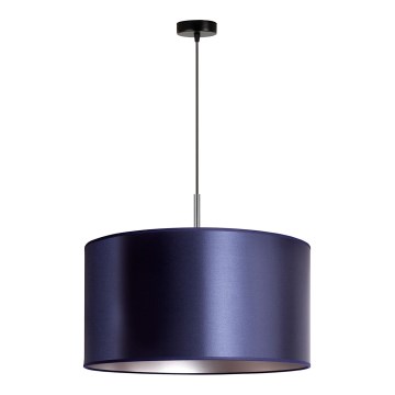Duolla - Candelabro suspenso CANNES 1xE27/15W/230V diâmetro 45 cm azul/prateado