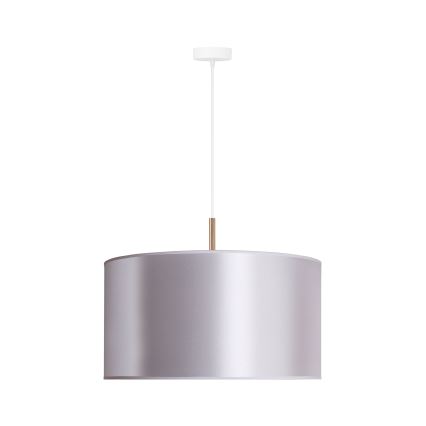 Duolla - Candelabro suspenso CANNES 1xE27/15W/230V diâmetro 45 cm prateado/cobre