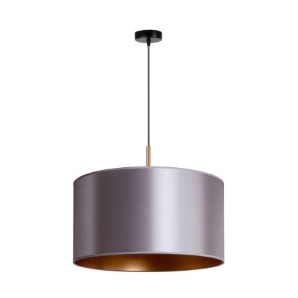 Duolla - Candelabro suspenso CANNES 1xE27/15W/230V diâmetro 45 cm prateado/cobre