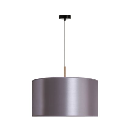 Duolla - Candelabro suspenso CANNES 1xE27/15W/230V diâmetro 45 cm prateado/cobre