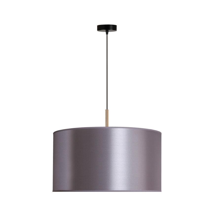 Duolla - Candelabro suspenso CANNES 1xE27/15W/230V diâmetro 45 cm prateado/cobre