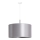 Duolla - Candelabro suspenso CANNES 1xE27/15W/230V diâmetro 45 cm prateado